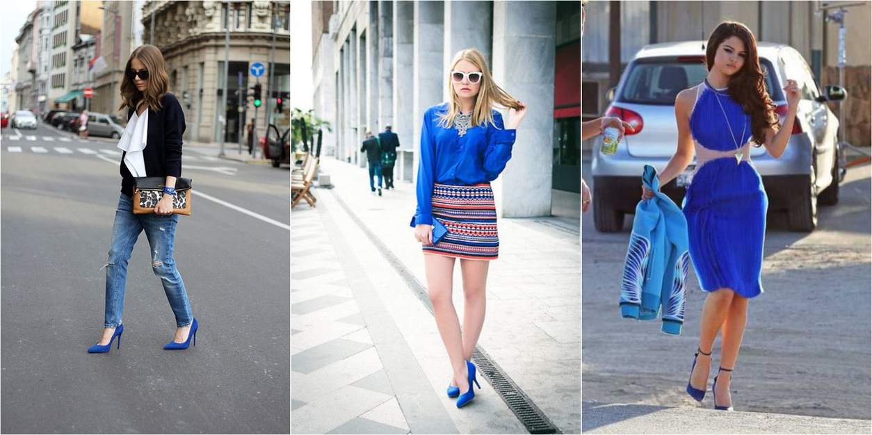 Как правильно сочетать синее платье с туфлями — модные образы и идеи